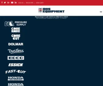 Dhsequipmentparts.com(DHS Equipment) Screenshot