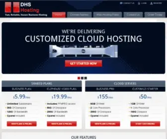 DHshosting.com(Portal Home) Screenshot