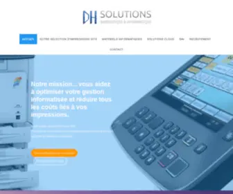 Dhsolutions.fr(Dhsolutions) Screenshot