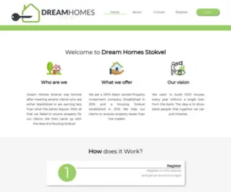 DHS.org.za(Dream Homes Stokvel) Screenshot