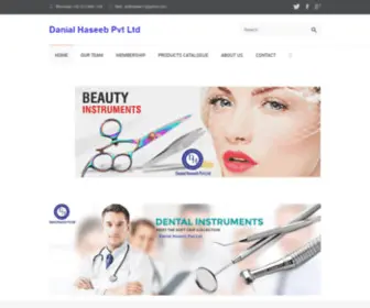 Dhsurgicalexport.com(Dental Instruments) Screenshot