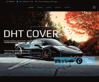 DHtcover.com(Total covering & vitres teintées) Screenshot