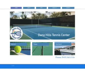 Dhtenniscenter.org(Tennis courts) Screenshot