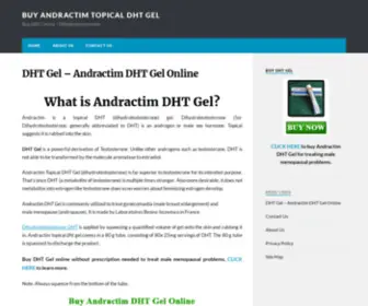 DHtgel.org(Buy DHT Cream) Screenshot