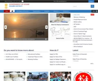 Dhubri.gov.in(Dhubri) Screenshot
