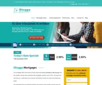 Dhuggamortgages.ca(Mortgage Broker Brampton) Screenshot