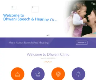 Dhwaniclinic.com(Dhwani Speech & Hearing Clinic) Screenshot