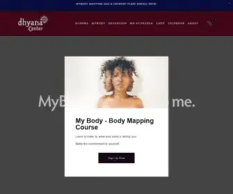 Dhyanacenter.com(DeAnna Batdorff & dhyana Center online) Screenshot