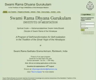 Dhyanagurukulam.org(Dhyana Gurukulam) Screenshot