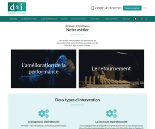 DI-Groupe.com(Dirigeants & Investisseurs) Screenshot