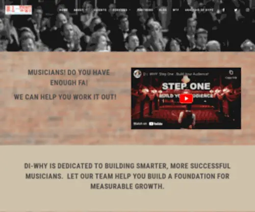 DI-WHY.com(Online Strategy for Musicians) Screenshot