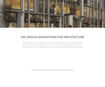 Dia-Office.com(Design Innovations for Architecture) Screenshot