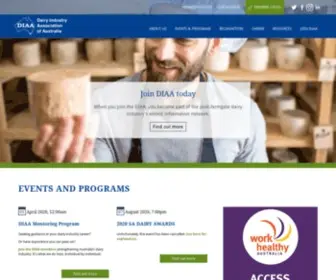 Diaa.asn.au(Dairy Industry Association of Australia) Screenshot