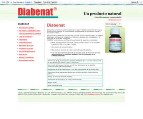 Diabenat.com(Diabenat ®) Screenshot