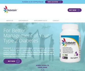 Diabetain.com(Diabetain) Screenshot