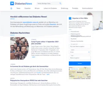 Diabetes-News.de(Für Patienten) Screenshot
