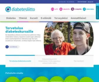 Diabetes.fi(Etusivu) Screenshot