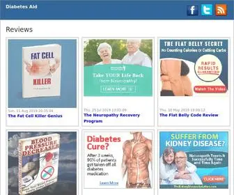 Diabetesaid.com(Diabetes Aid) Screenshot