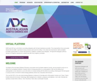 Diabetescongress.com.au(Virtual Attendee Hub The Virtual Attendee Hub) Screenshot