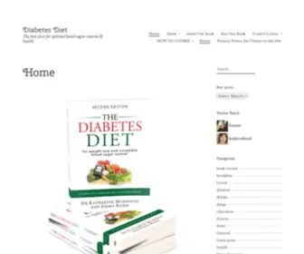 Diabetesdietblog.com(The best diet for optimal blood sugar control & health) Screenshot