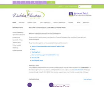 Diabetesedstore.net(Diabetes Educational Services) Screenshot