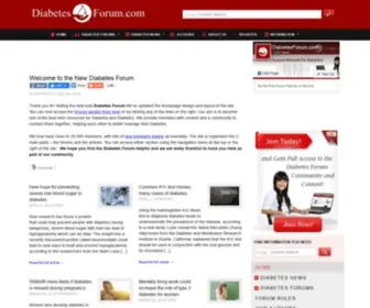 Diabetesforum.com(Diabetes Forum Discusses Support) Screenshot