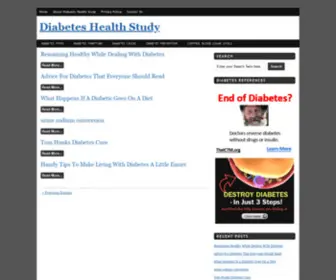 Diabeteshealthstudy.com(Diabetes Health Study) Screenshot