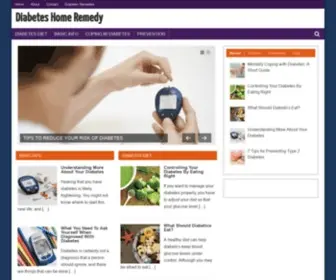 Diabeteshomeremedy.com(Diabetes Facts) Screenshot