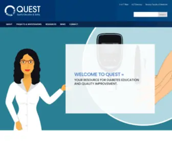 Diabetesquest.ca(Quality Education &amp; Safety) Screenshot