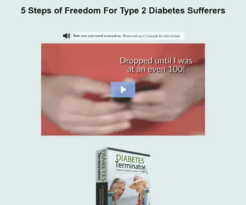 Diabetesterminator.com(Diabetesterminator) Screenshot