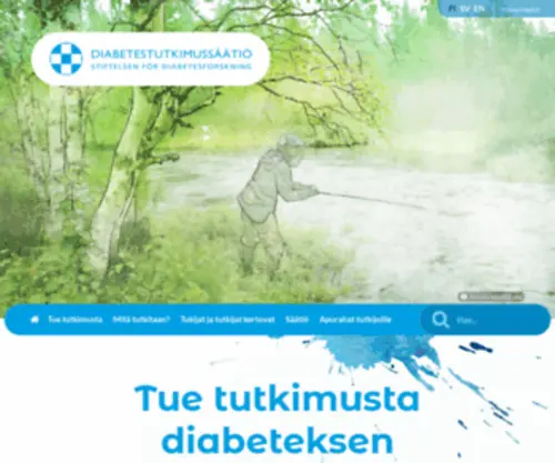 Diabetestutkimus.fi(Diabetestutkimussäätiö) Screenshot