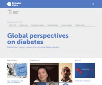 Diabetesvoice.org(Diabetes Voice) Screenshot
