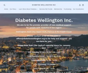 Diabeteswellington.org.nz(Diabetes Wellington Inc Provides Support) Screenshot