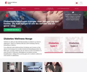 Diabeteswellness.no(Diabetes Wellness Norge) Screenshot