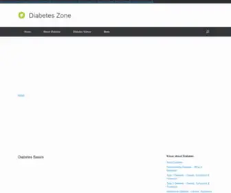 Diabeteszone.org(Diabetes Symptoms) Screenshot