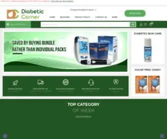 Diabeticcorner.com(Diabetic Supplies at Wholesale Prices) Screenshot
