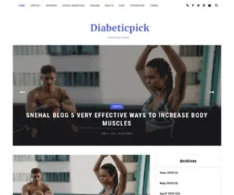 DiabeticPick.com(Important News) Screenshot