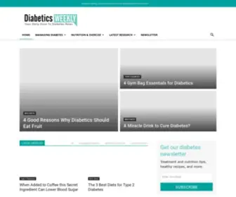 Diabeticsweekly.com(Diabetics Weekly) Screenshot