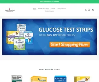 Diabeticteststrips.org(Sell Diabetic Test Strips and Supplies for Cash Payment) Screenshot