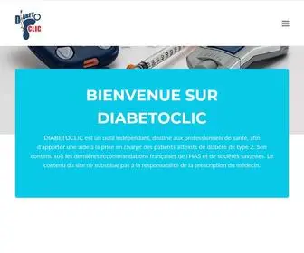 Diabetoclic.fr(Diabétoclic) Screenshot