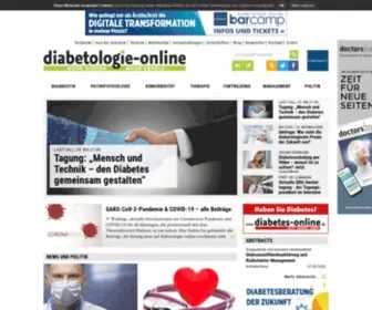 Diabetologie-Online.de(Startseite) Screenshot