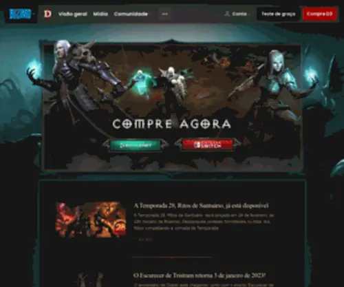 Diablo3.com.br(Diablo3) Screenshot