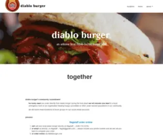 Diabloburger.com(Diablo burger ® an arizona local foods) Screenshot
