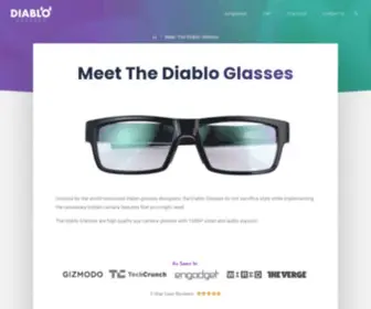 Diabloglasses.com(Diablo Glasses) Screenshot