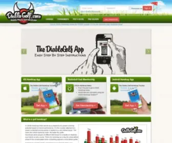 Diablogolf.com(Golf Handicap Tracker and Calculator App for iPhone and Android Smartphones) Screenshot