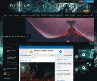 Diablohungary.hu(Diablo Hungary) Screenshot