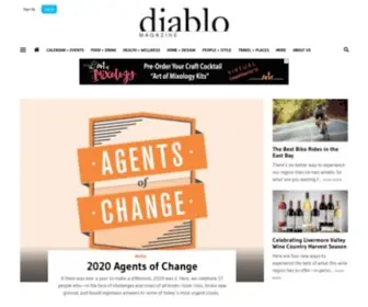 Diablomag.com(The magazine of the East Bay) Screenshot