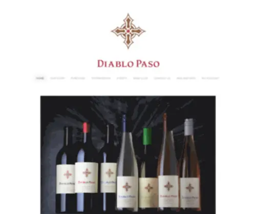 Diablopasowines.com(Diablo Paso) Screenshot