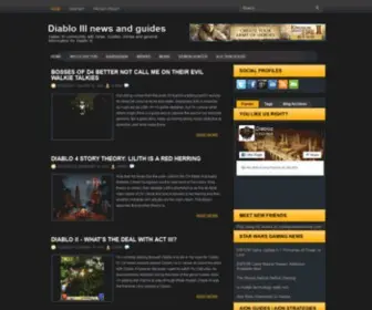 Diabloz.net(Diablo III news and guides) Screenshot