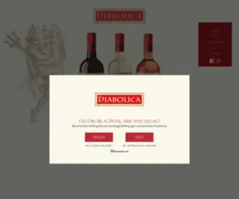 Diabolicawines.com(Diabolica Wines) Screenshot